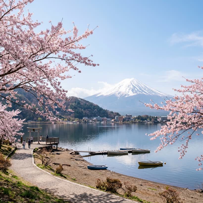 Japan cherry blossoms